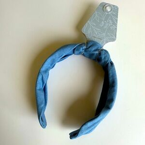 Denim Blue Knotted Headband!